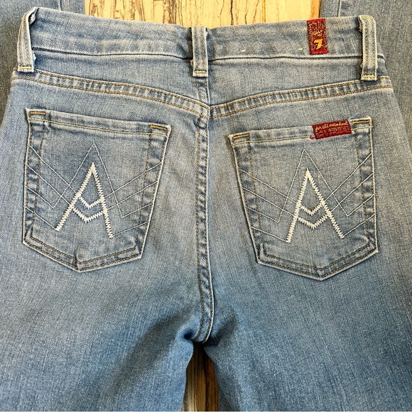 7 For All Mankind A Pocket Bootcut Stretch Jeans - Picture 2 of 15